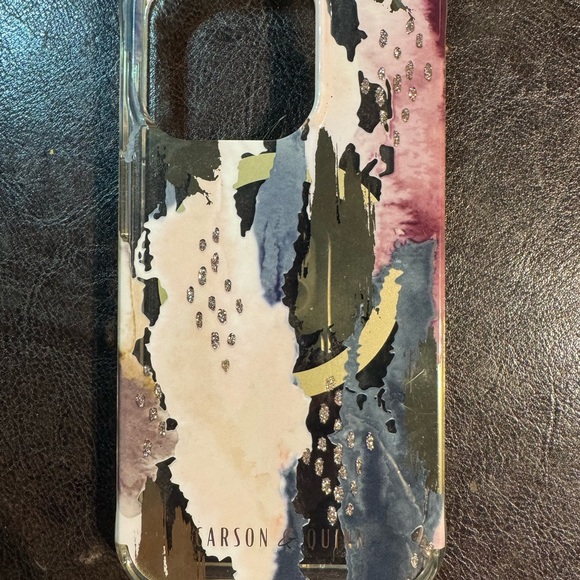 iPhone 15 Pro Carson & Quinn Modern Motif Clear MagSafe Case Abstract - Picture 1 of 3